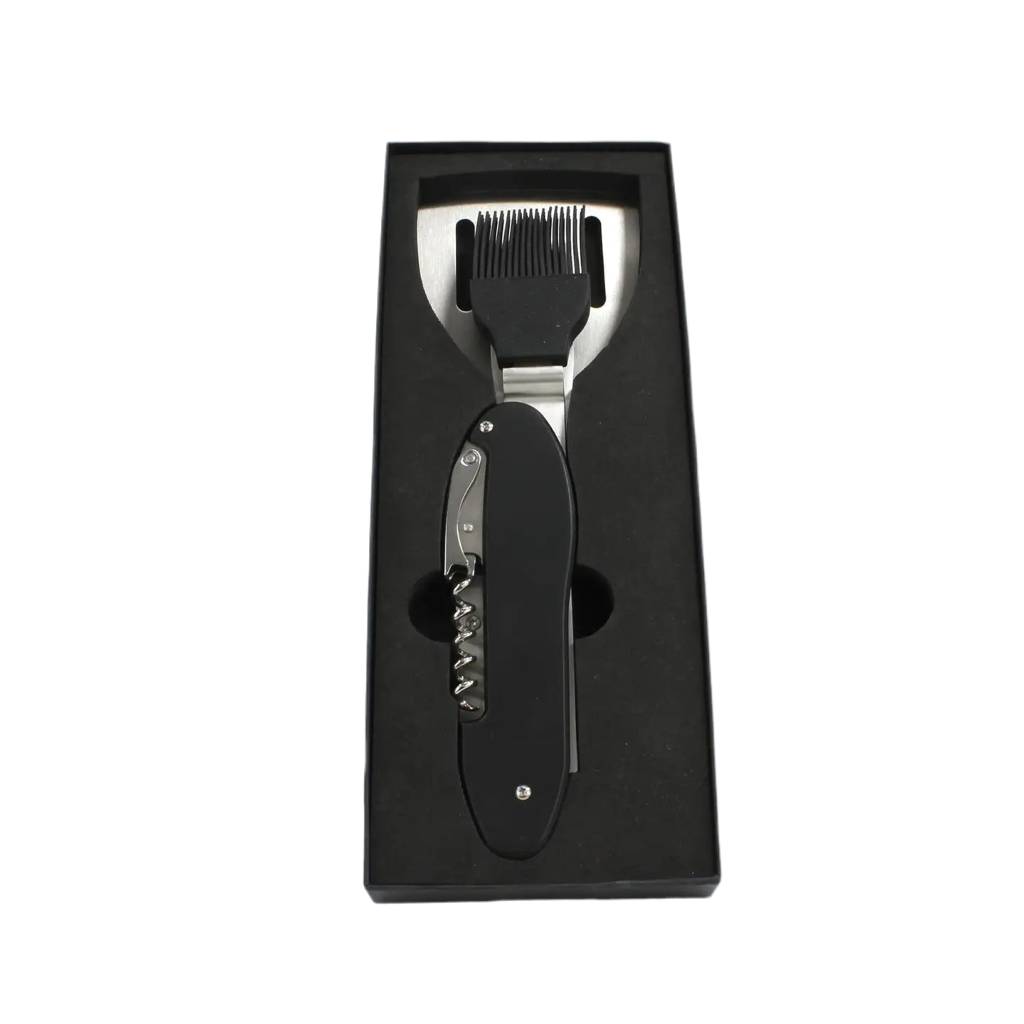 BBQ Lovers Essential 4-in-1 Tool for grilling and barbecuing