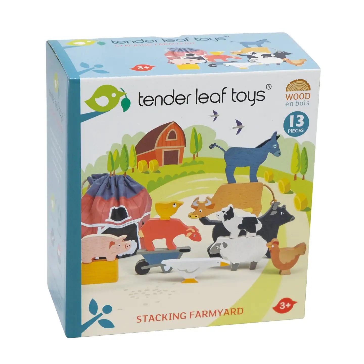 Children's Wooden Stacking Farmyard