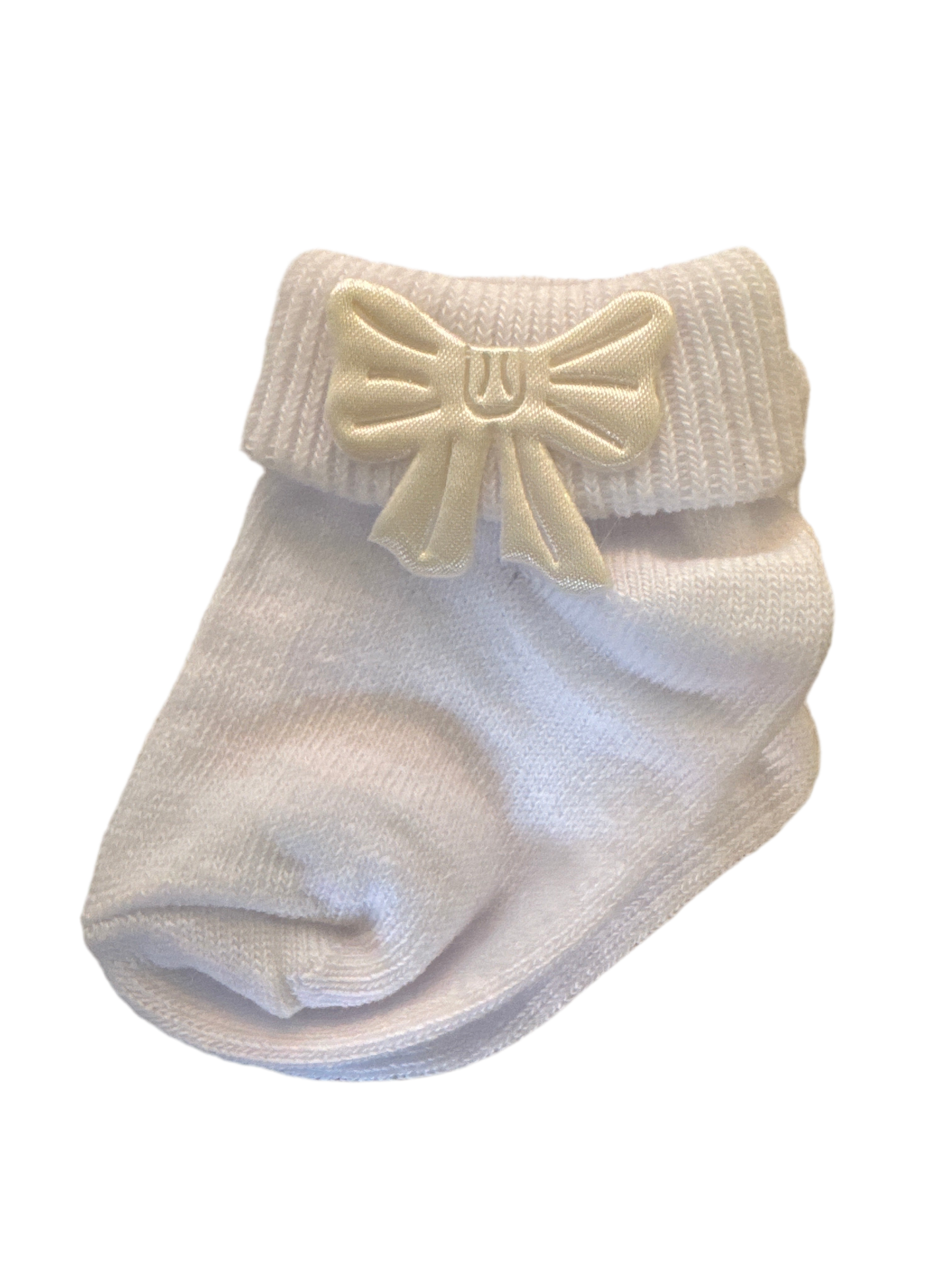 Newborn Baby Bow Organic Cotton Socks