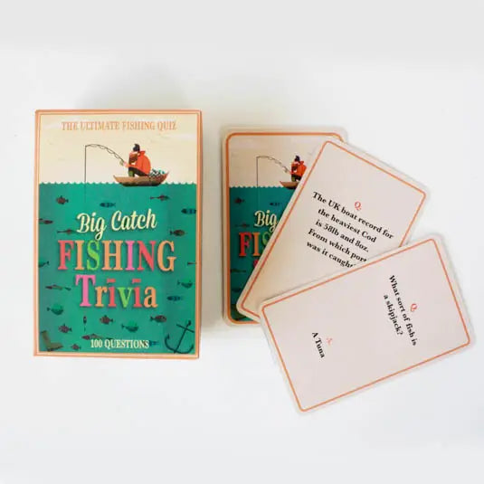 Hook 100 fun fishing trivia questions! Outsmart an ichthyologist & wow your friends and family!