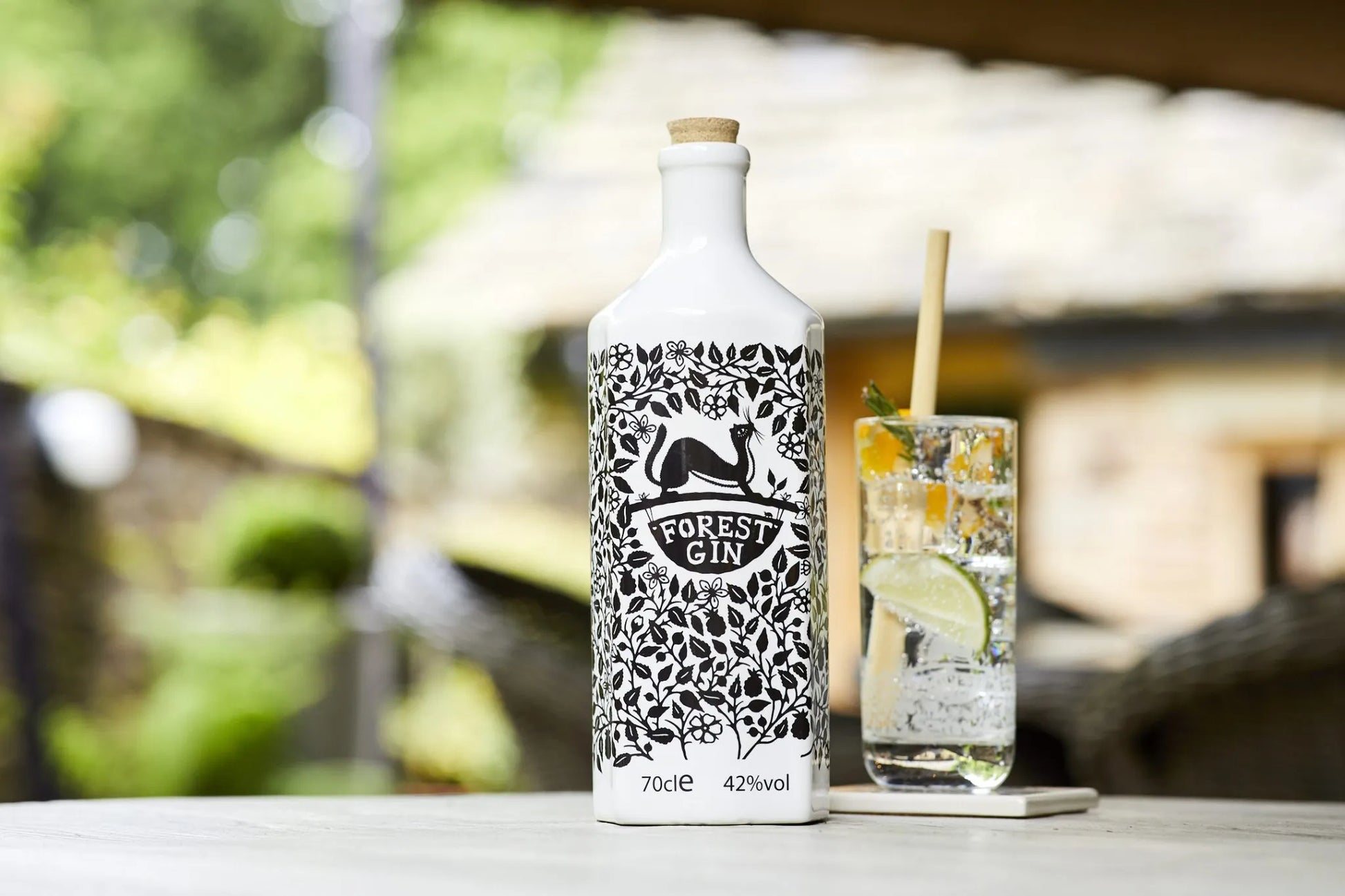 Forest Gin, crafted in small batches with wild botanicals from Macclesfield Forest.