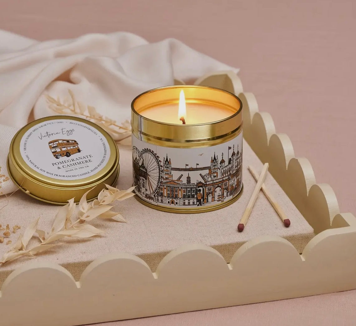 Quintessentially London Candle - Pomegranate & Cashmere