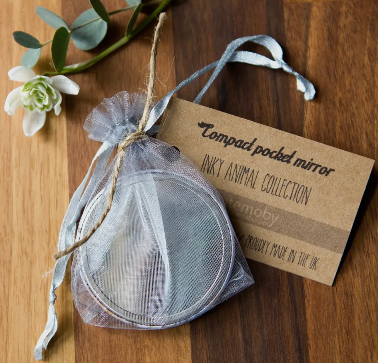 Horse Design Compact Pocket Mirror