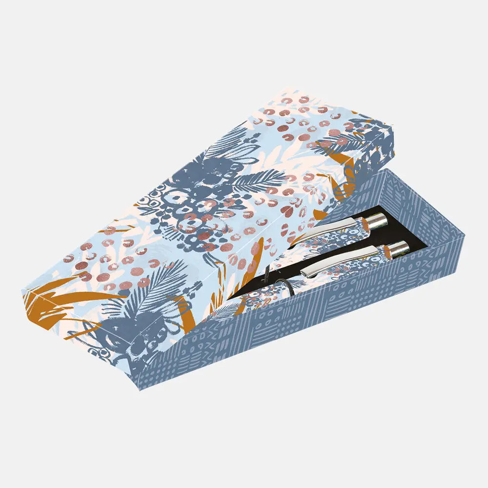 Gift Pen Set - Bohemian design in decorative box.