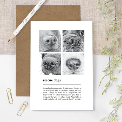 Heartfelt Rescue Dog Card
