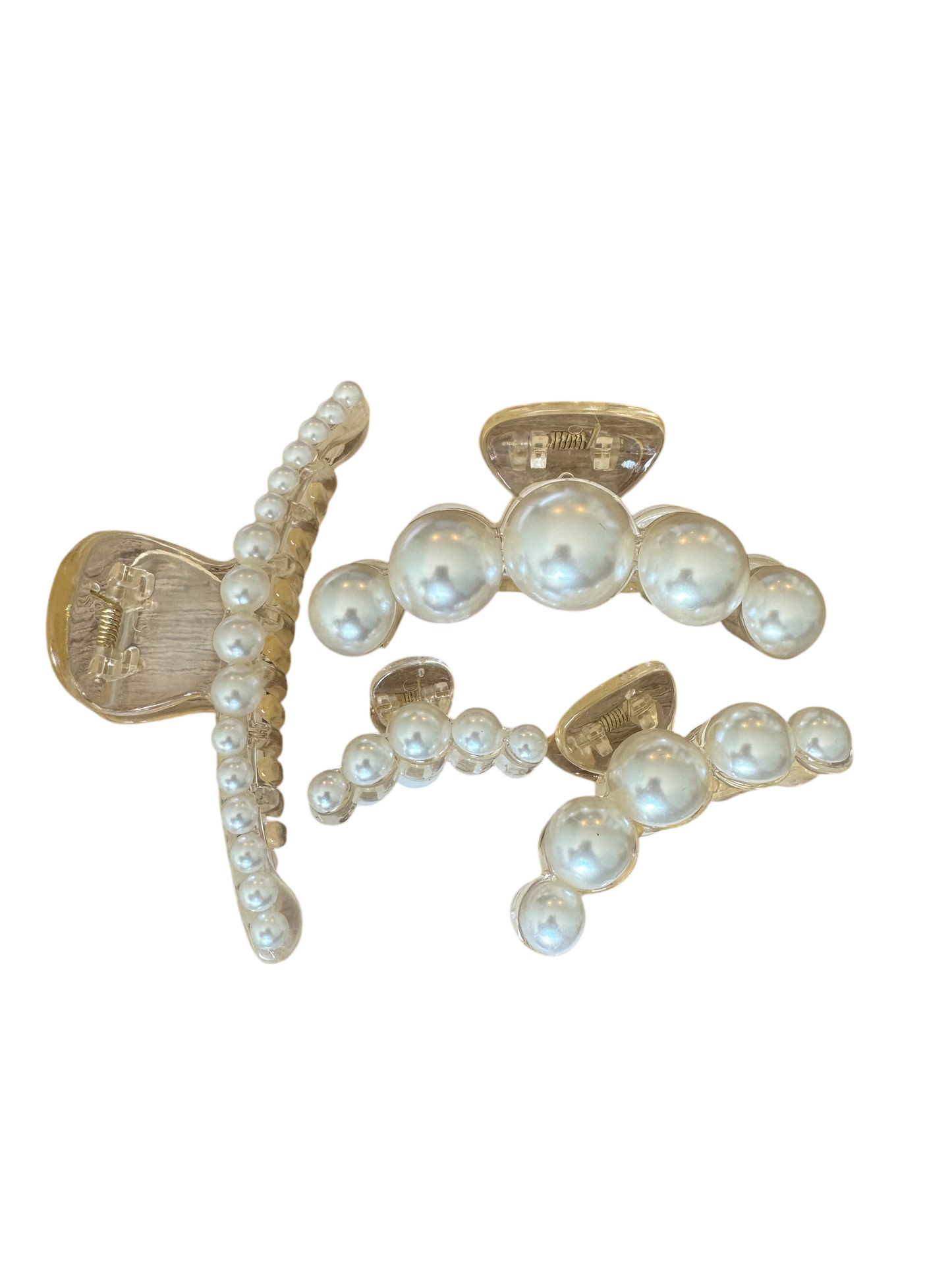 Pearl Claw Clip Four Piece Set