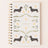 Sausage Dog Notebook Journal