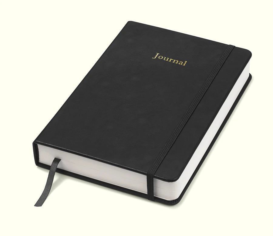 The Productive Journal in a hardback gift box, featuring goal-setting pages, monthly & weekly planners, habit tracking, notes section, and back pocket.