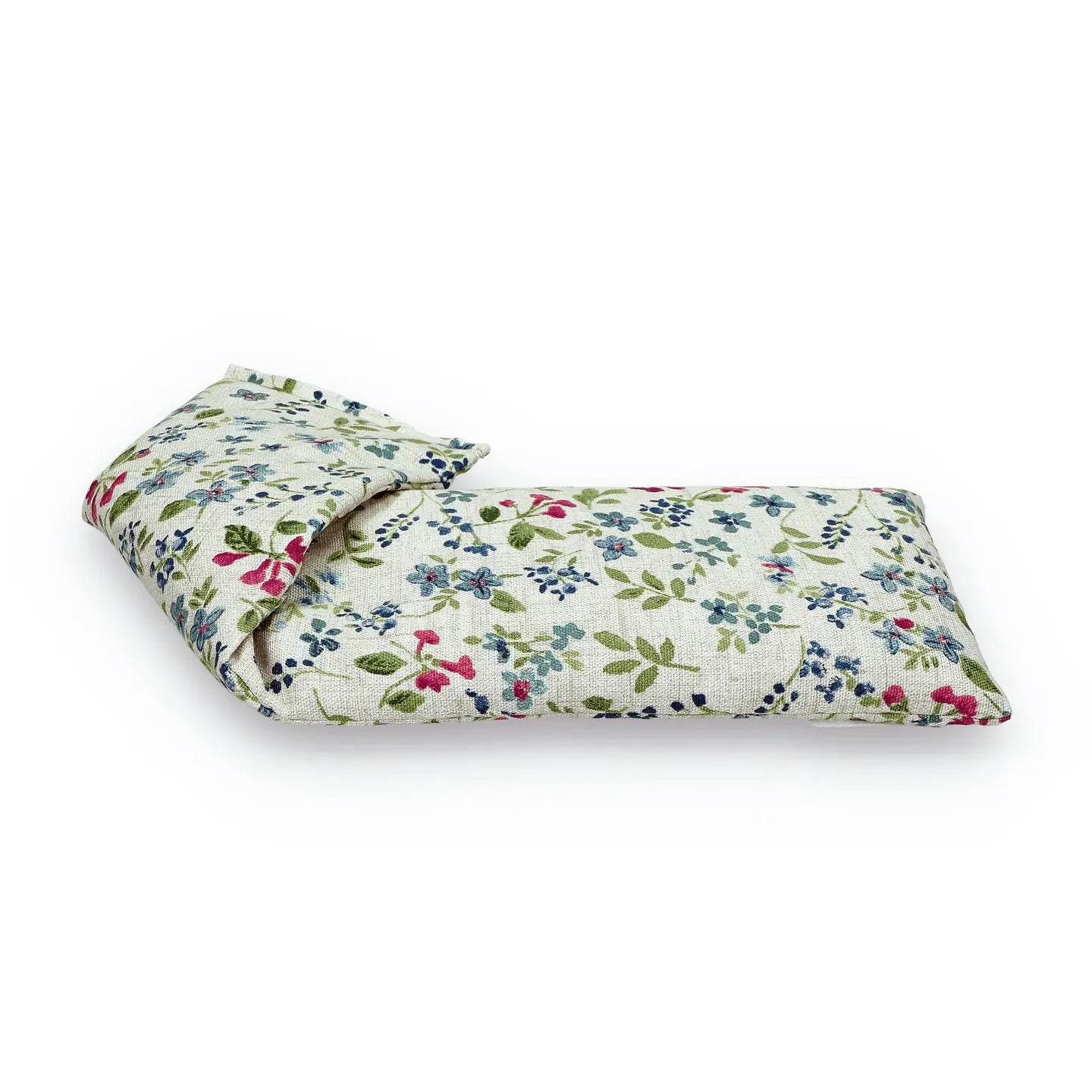 Wildflowers Blue Cotton Wheat Bag for soothing aches and pains.