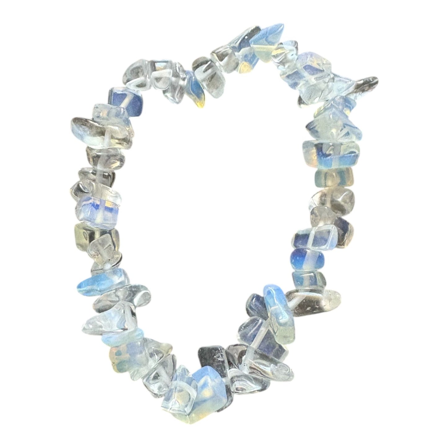 Pretty Opalite Gemstone Chip Bracelet