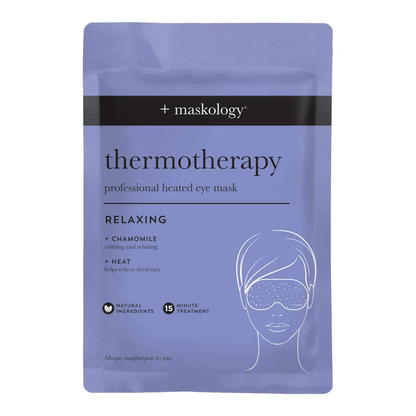 Thermotherapy Eye Mask with Chamomile Scent for Relaxation and Eye Strain Relief