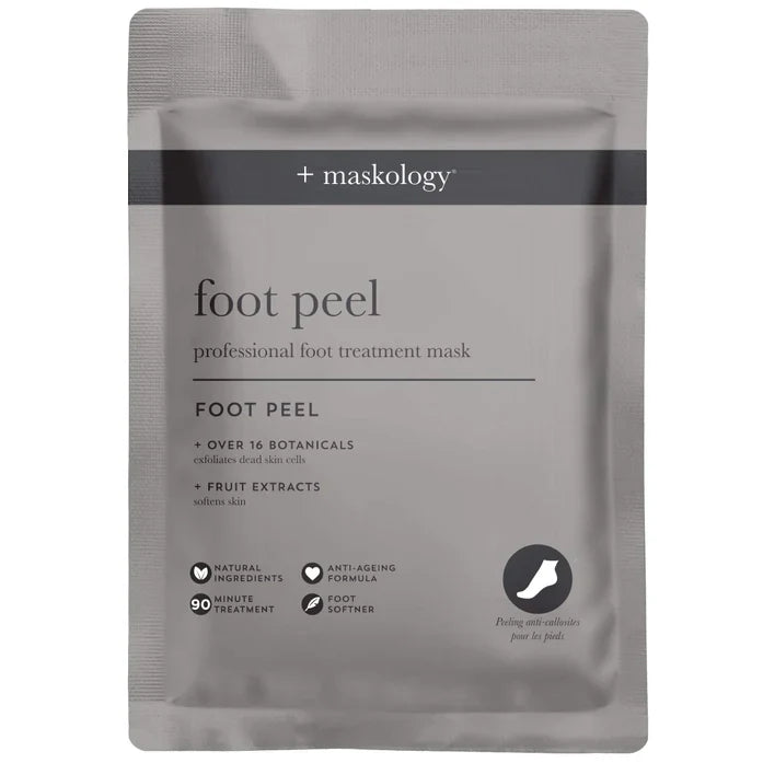 Maskology Foot Peel Professional Treatment Mask for Exfoliating and Rejuvenating Feet.