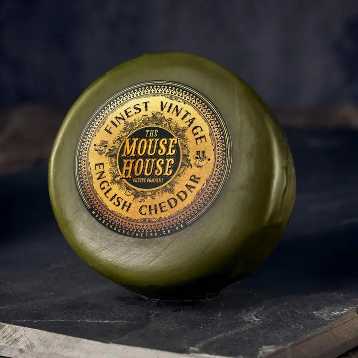 Vintage English Cheddar with rich calcium crystals and sweet notes.