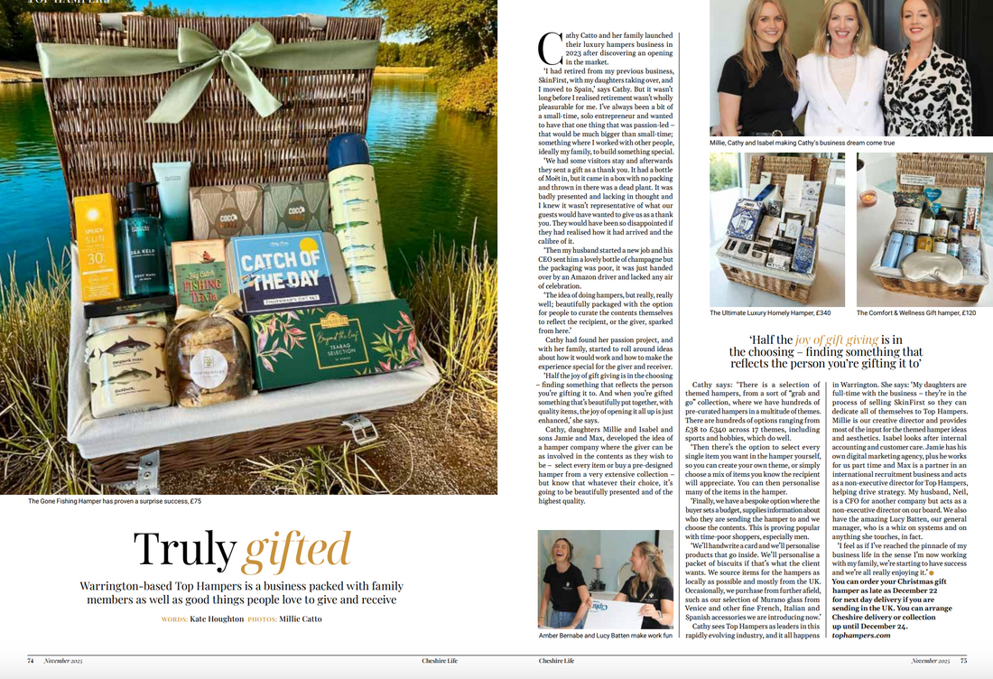 Our Feature in Cheshire Life - “Truly Gifted”