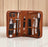 12 Piece Men’s Grooming Kit in Tan Leather Travel Case | Can Be Personalised
