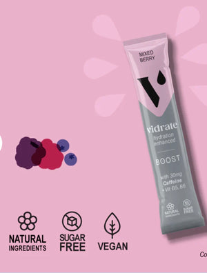 Vidrate Hydration Sachets Box of 5 | Various Flavours