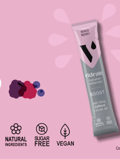 Vidrate Hydration Sachets Box of 5 | Various Flavours