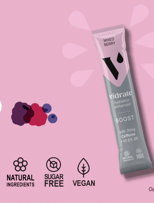 Vidrate Hydration Sachets Box of 5 | Various Flavours