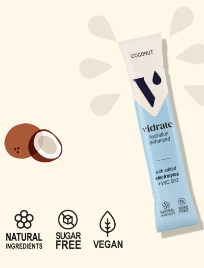 Vidrate Hydration Sachets Box of 5 | Various Flavours