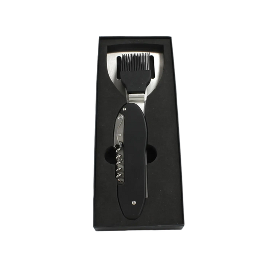 BBQ Lovers Essential 4-in-1 Tool for grilling and barbecuing