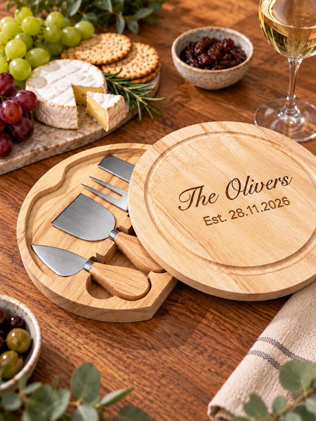 Cheeseboard and Knife Set | Can Be Personalised