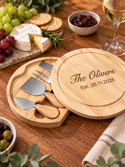 Cheeseboard and Knife Set | Can Be Personalised
