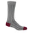 Peper Harrow Pin Stripe Men's Cotton Socks Grey and Maroon