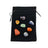Pretty 7 Chakra Stone Crystal Set with Black Pouch