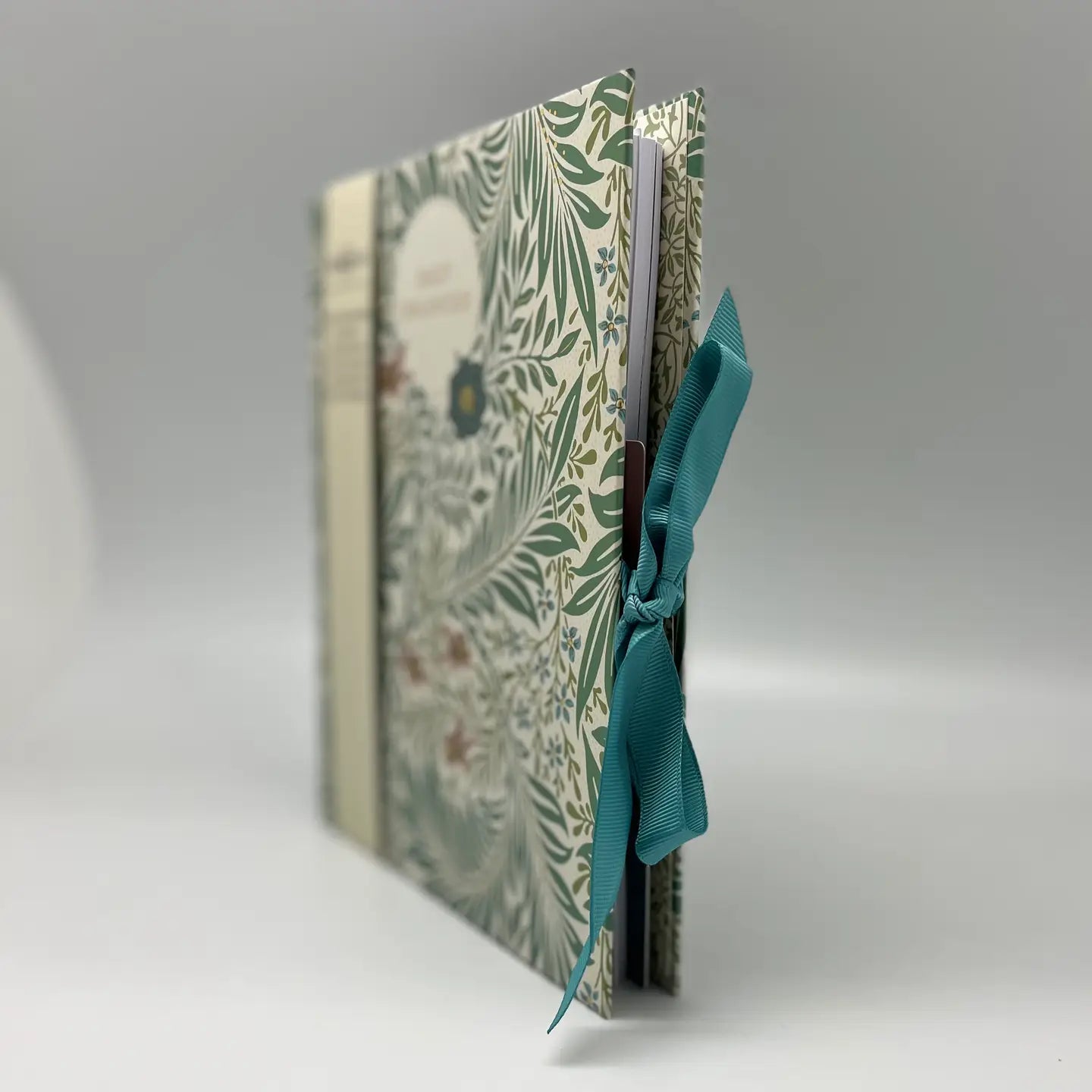 Morris and Co Daily Organiser Stationery With Green Flower Design