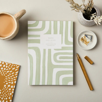Abstract  A5 Ruled Notebook