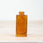 Amber Glass Vase, 12cm