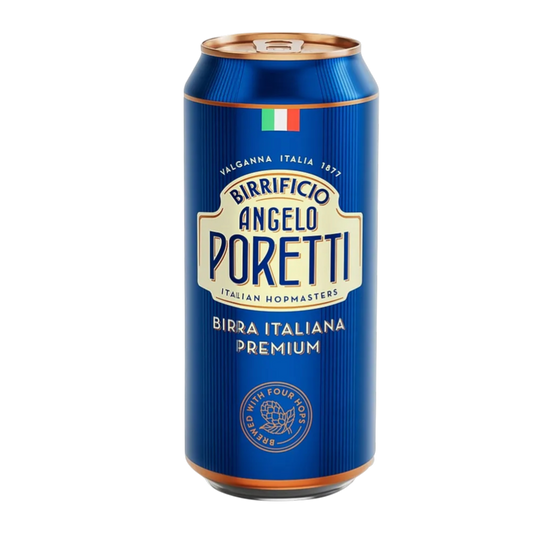 Can of Angelo Poretti Premium Lager