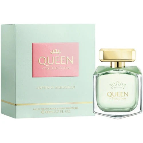 Queen of Seduction by Antonio Banderas 80ml is a fresh, citrusy scent with jasmine and amber for elegant allure.