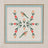 Apple & Clover Bird Blank Greeting Card with Scalloped Border