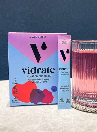 Vidrate Hydration Sachets Box of 5 | Various Flavours