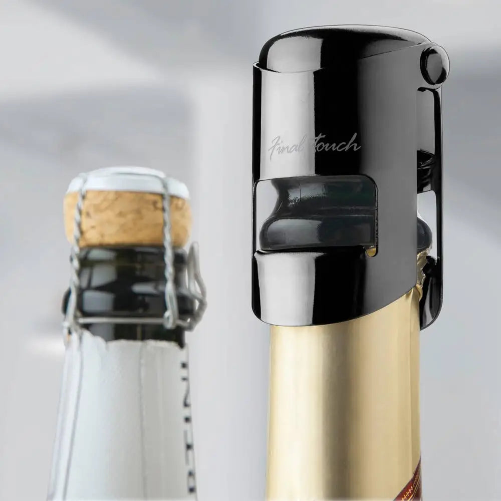 blakc chrome bottle stopper