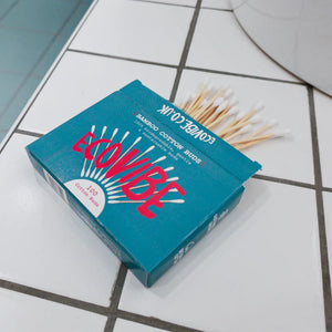 Eco Friendly Bamboo & Cotton Buds - Pack of 100