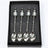 Clear Bead Coffee Spoons