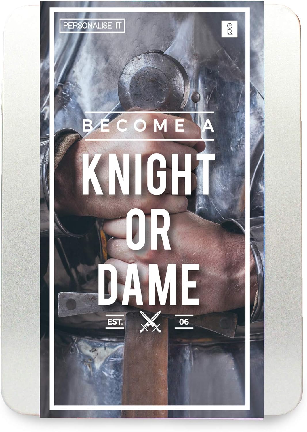 Become a Knight or Dame Gift Kit with certificate, history, and registration materials.