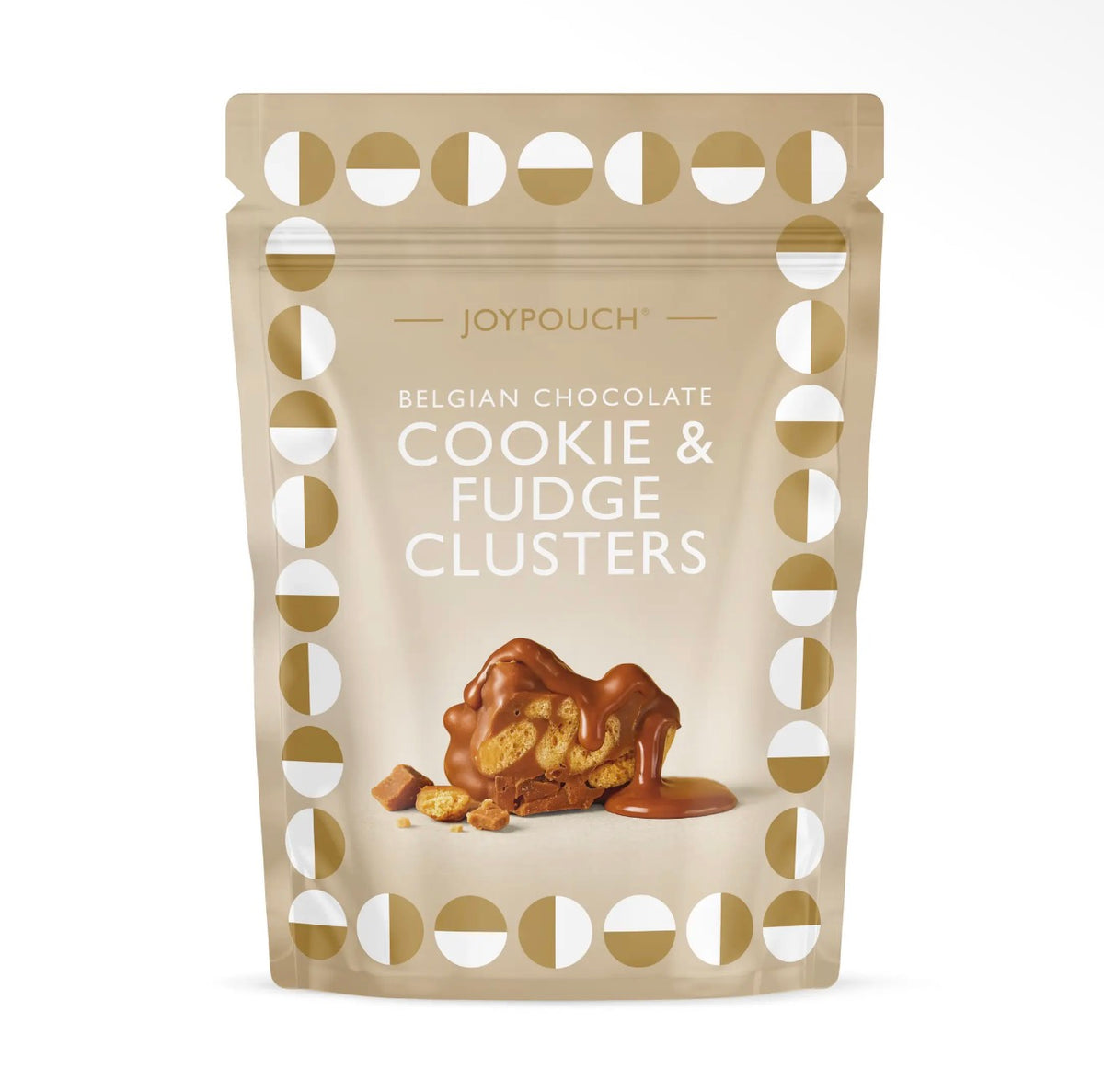 Belgian Chocolate Cookie & Fudge Clusters, a crunchy, fudgy chocolate treat. A sweet gift on its own or added to a hamper.