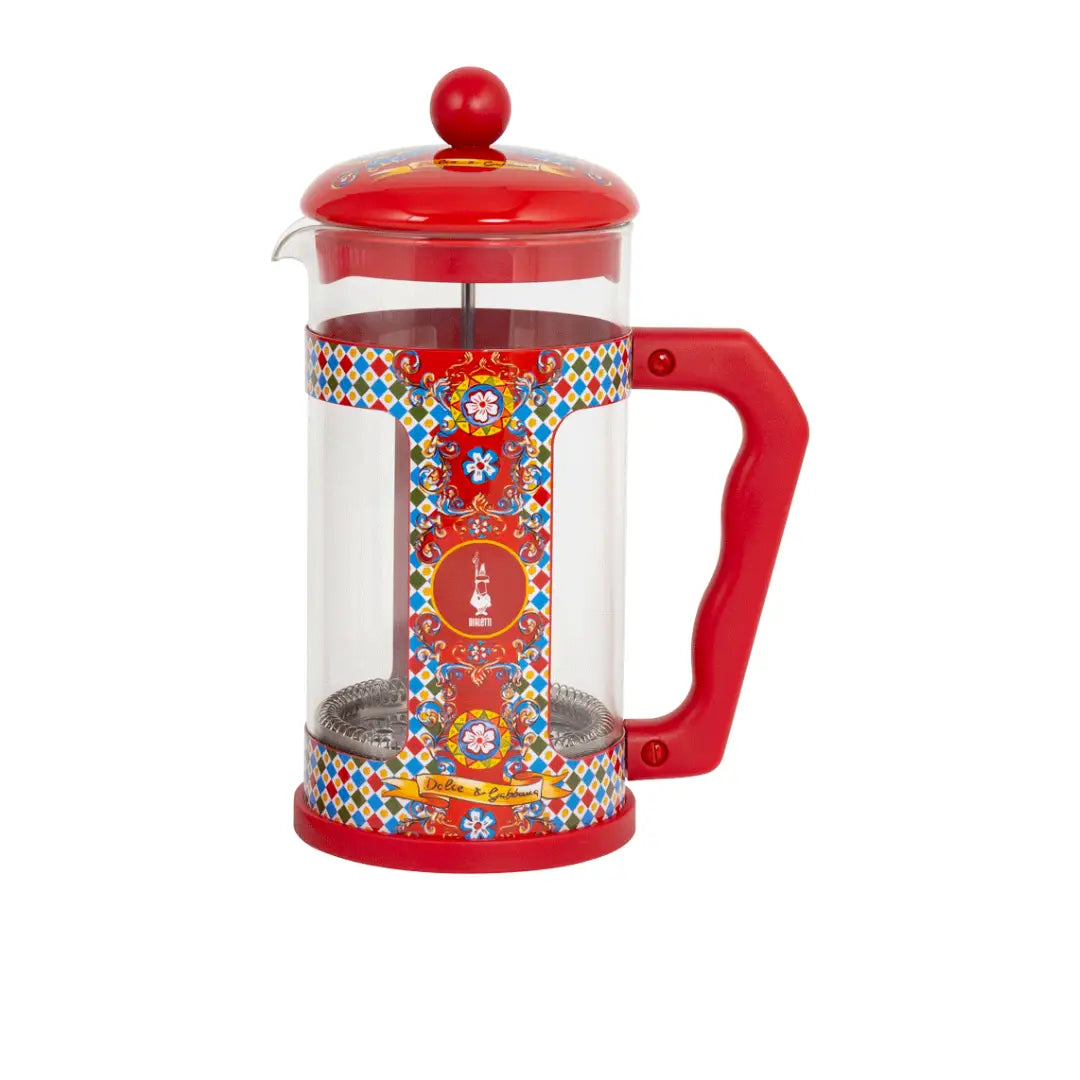 Sicilian-inspired 350ml French Press fuses Bialetti’s expertise with D&G’s iconic artistry.