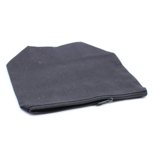 Black Cotton Toiletry Bag