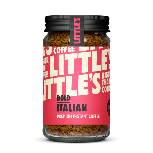We Are Littles Instant Coffee made from high-quality Arabica beans, infused with unique flavours for a quick and delicious barista-style drink.