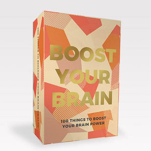 Stimulating "Boost Your Brain" Challenge Card Game