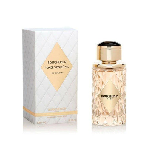 Place Vendôme by Boucheron 100ml is a warm, elegant scent with orange blossom, rose, and a touch of honey.