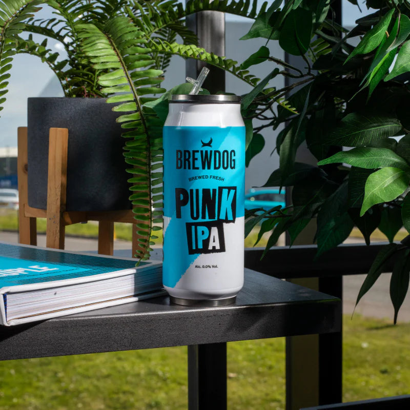 BrewDog Punk IPA 440ml craft beer can with bold blue branding and tropical citrus flavoured IPA.