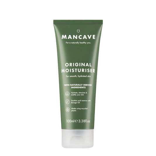 Men’s moisturizer with caffeine & shea butter. Hydrates, mattifies, and refreshes tired skin.
