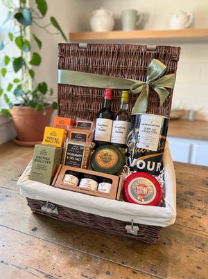 Cheese and Mini Wines Hamper
