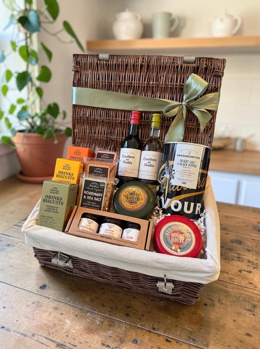 Cheese and Mini Wines Hamper