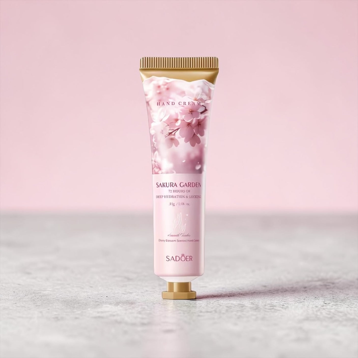 Cherry Blossom Hand Cream in pink 30g tube